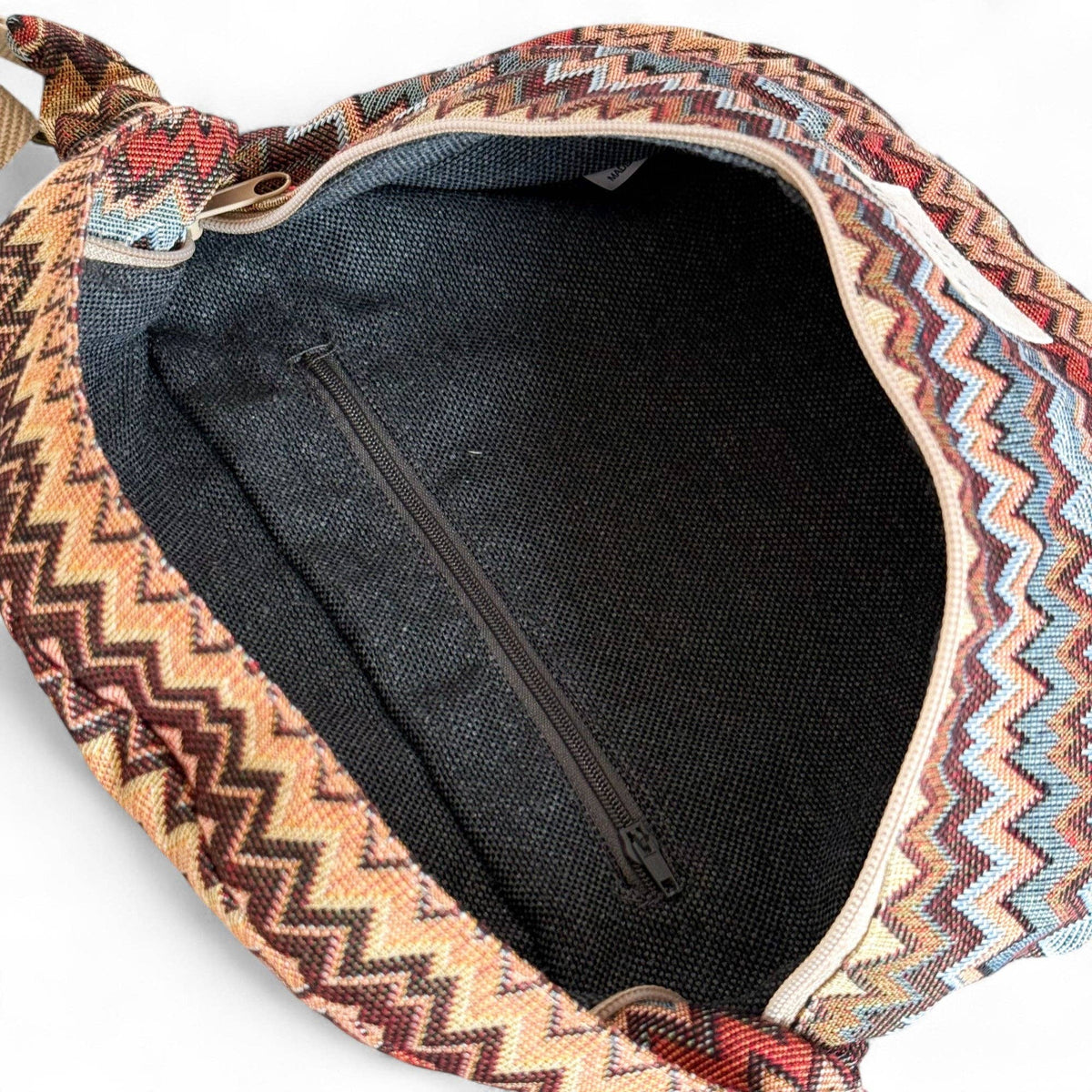 Zigzag Jacquard Fanny Pack