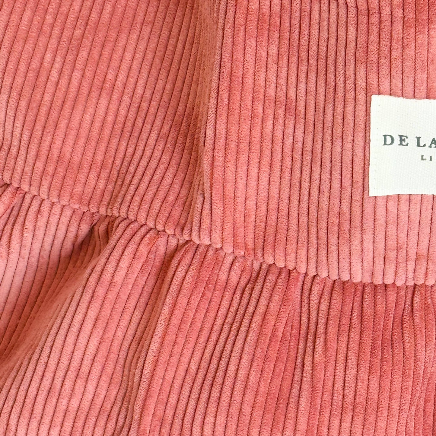 Medium ruffle tote bag Coral