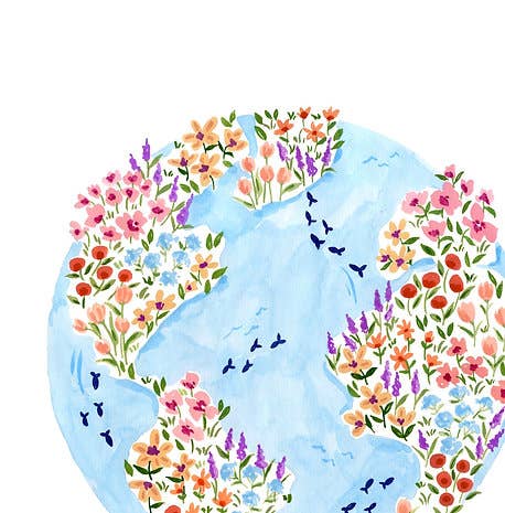 Blue Planet Art Print: 8x10”