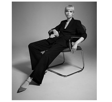 18K Gold Geometric Diamond Ring