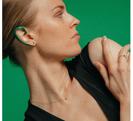 Golden Emerald & Diamond Ring