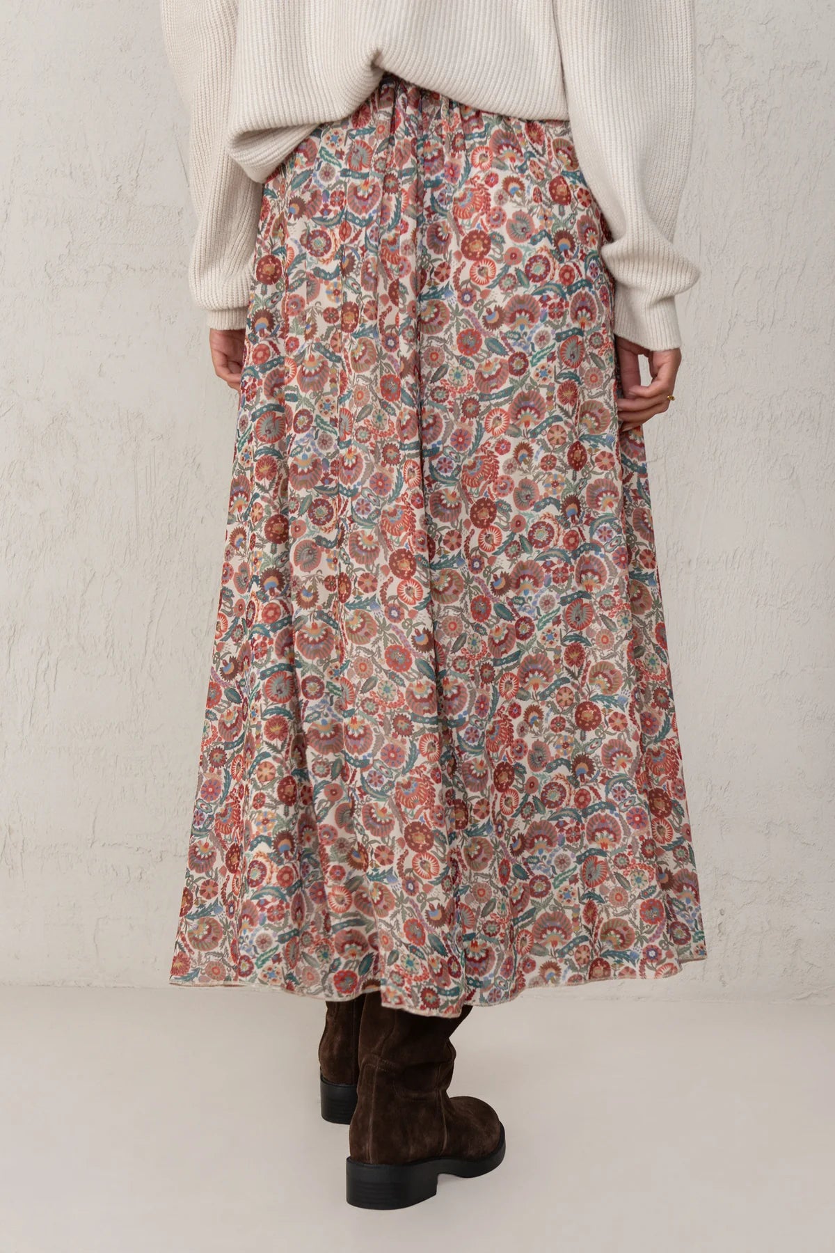 Carla Skirt - Garnet