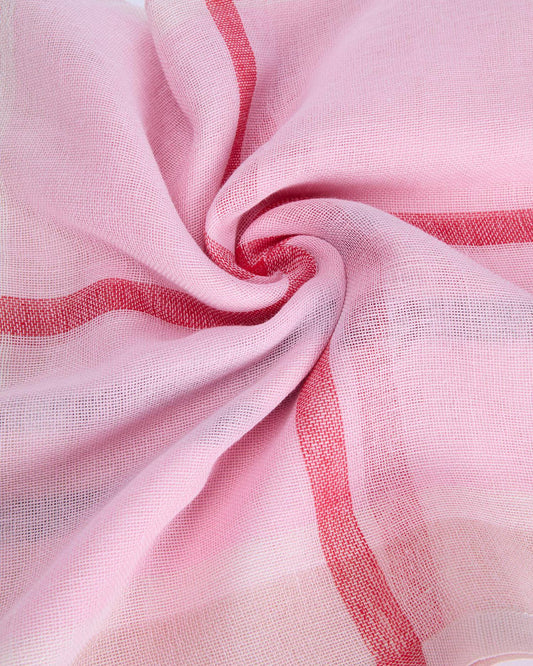 Barbour Abigail Tartan Scarf - Cherry Blossom