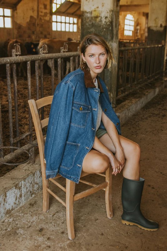 Paula Dark Denim Jacket