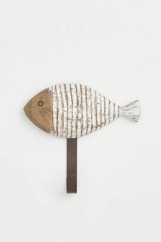 Striped Fish Coat Hooks
