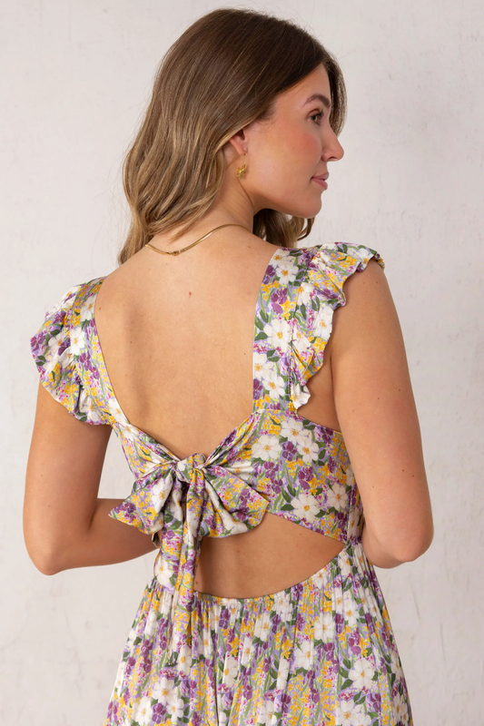 Lucia Dress Flowers Monet