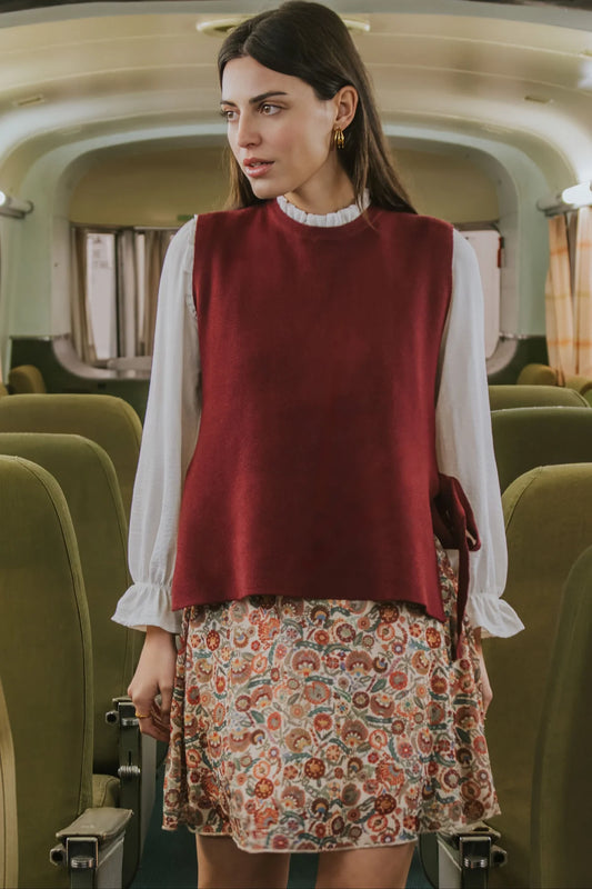 Mia Skirt - Garnet