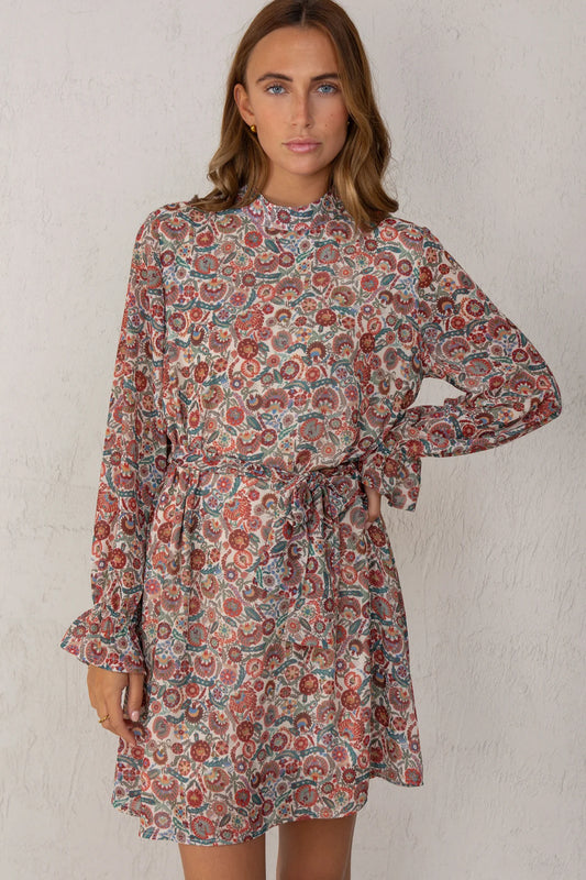 Bettina Dress - Garnet