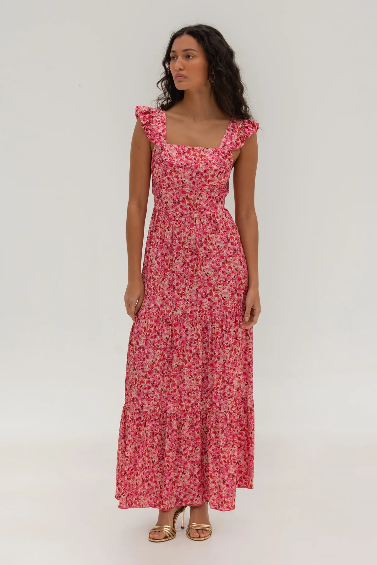 Lucia Dress Pink Poppy