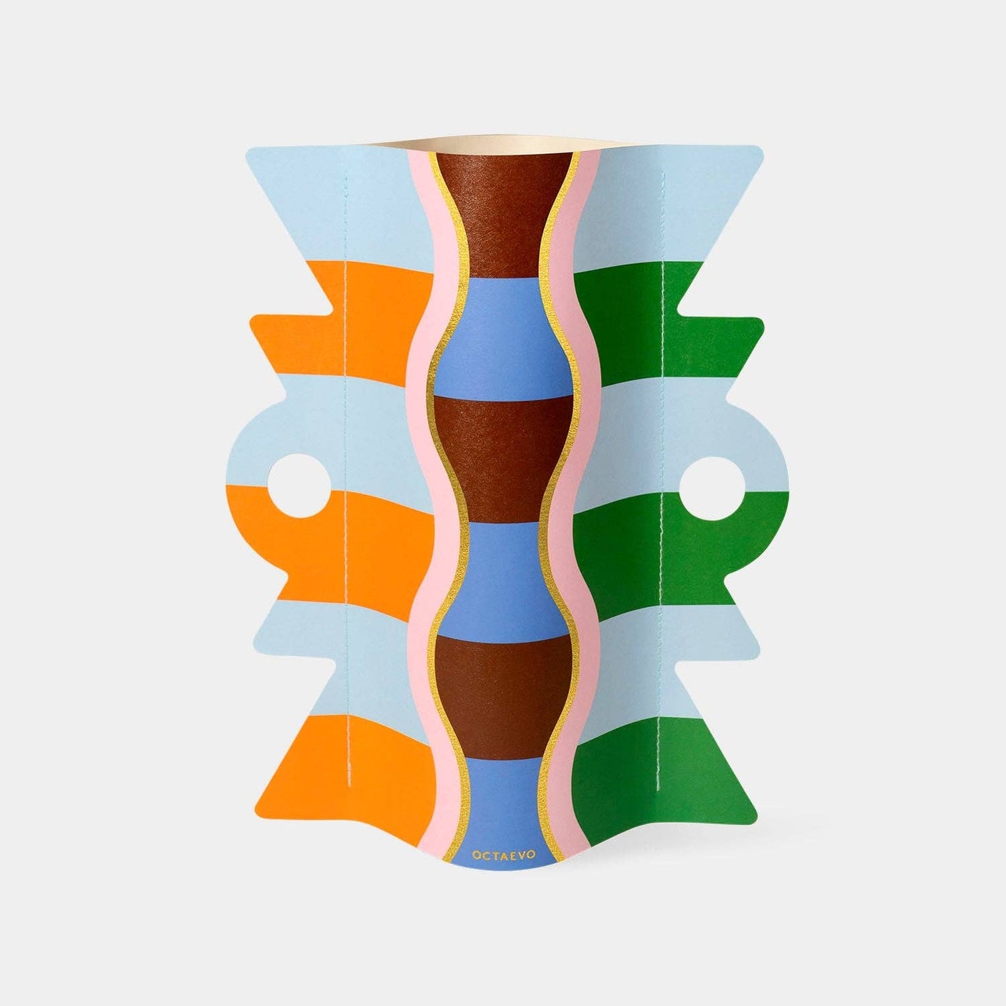 OCTAEVO Giza Paper Vase, Flower Vase & Card Set
