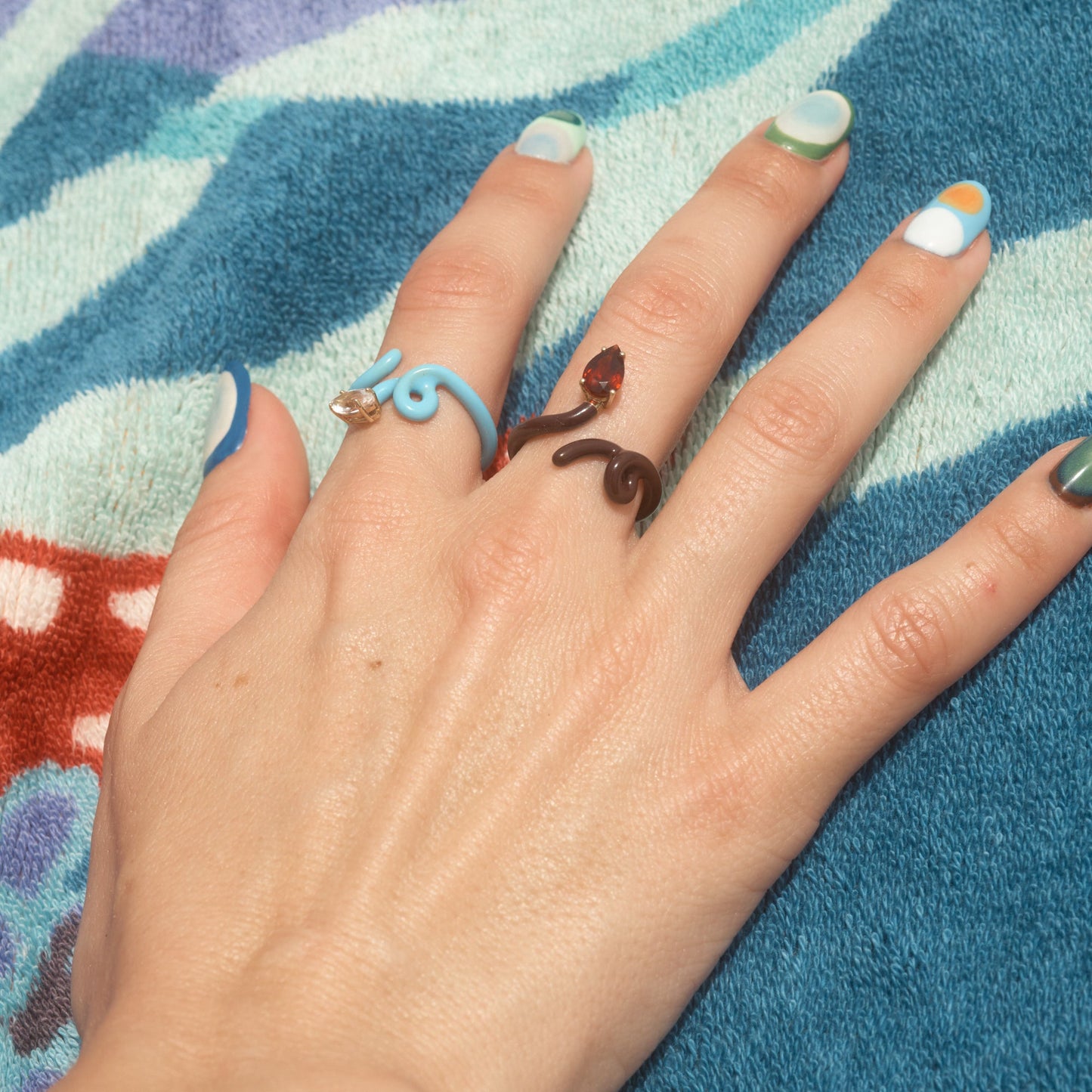 Baby Vine Ring Baby Blue