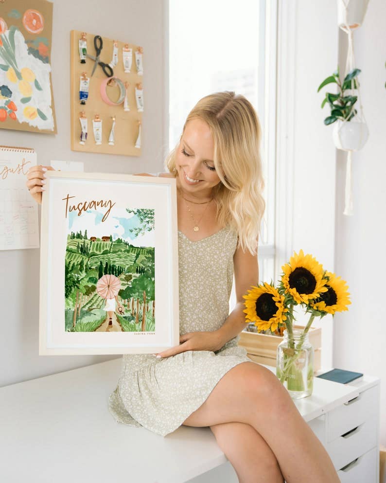 Tuscany Art Print: 8x10”