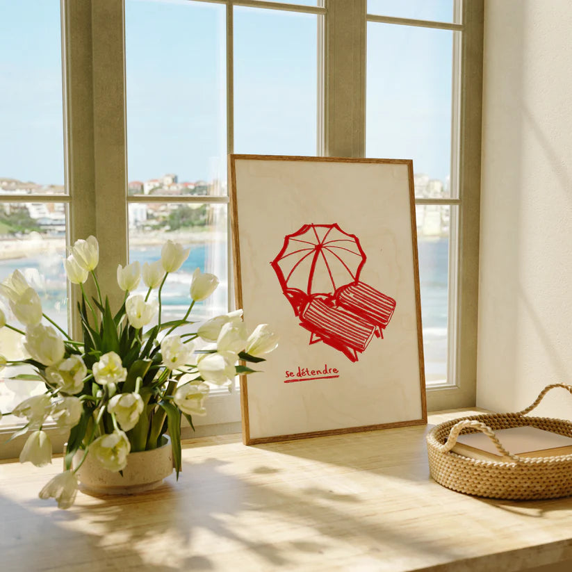 Se Detendre (Relax) Print