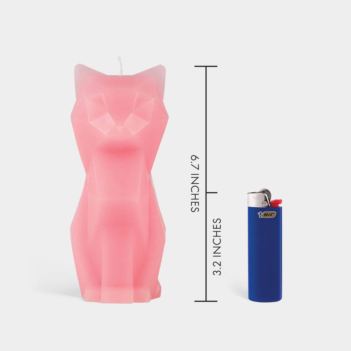 Pyropet Cat Skeleton Candle