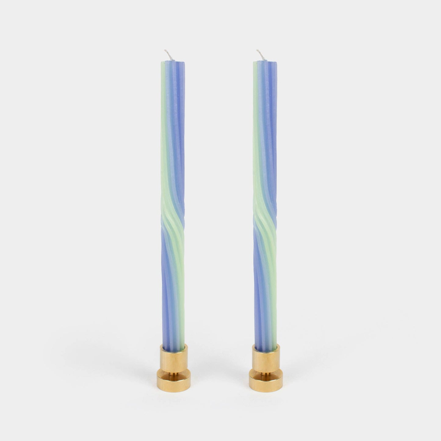 Pivot Textured Candles - Blue & Green