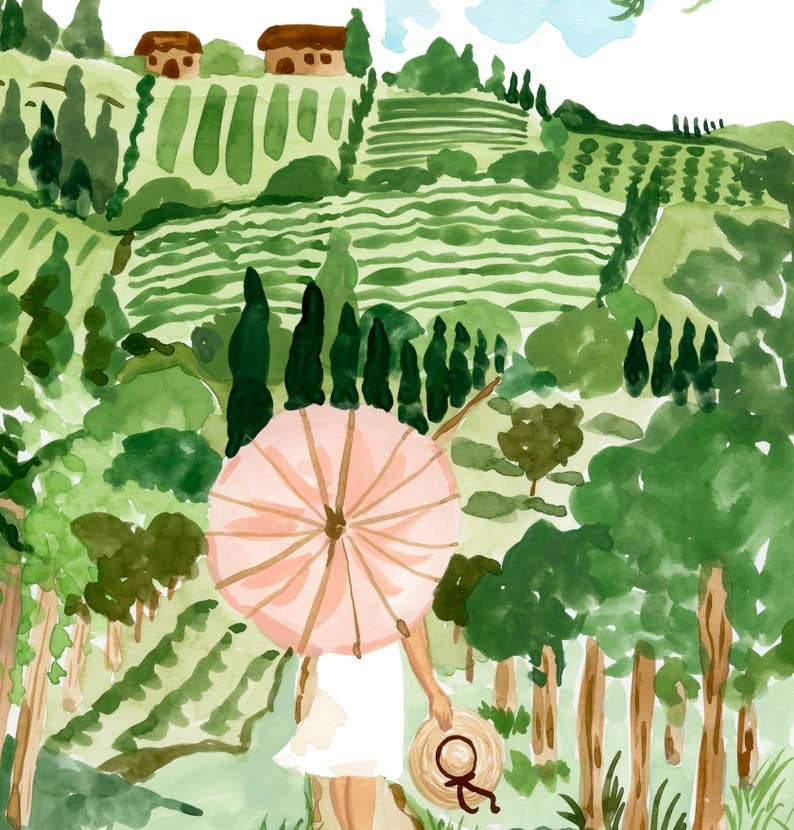 Tuscany Art Print: 8x10”