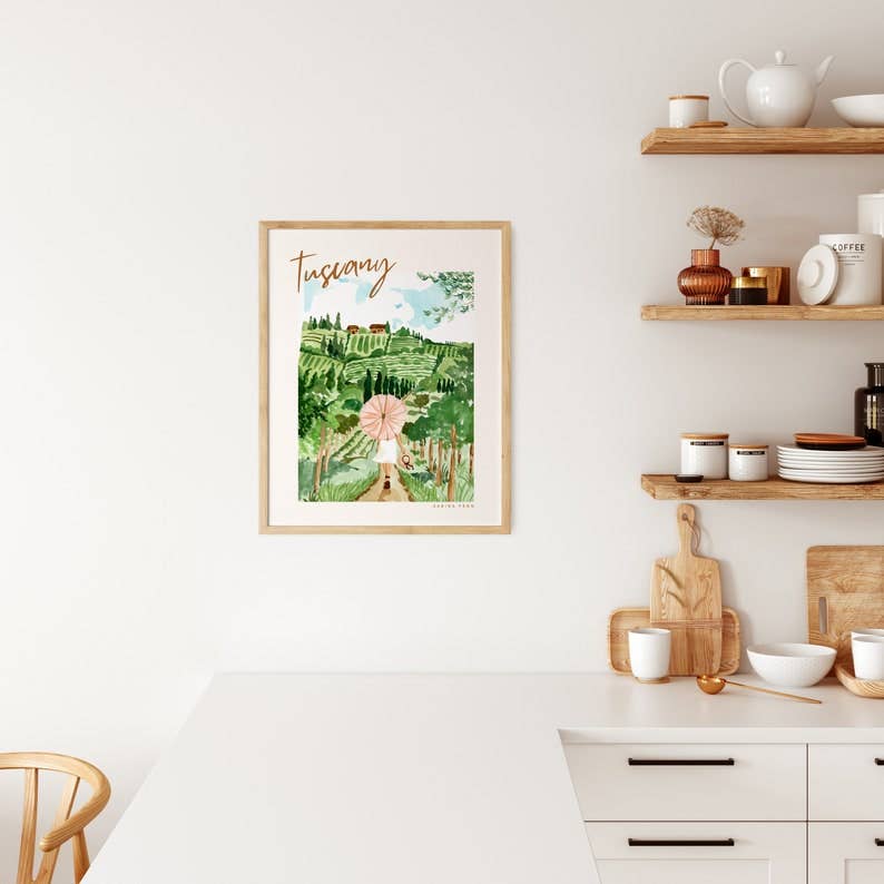 Tuscany Art Print: 8x10”