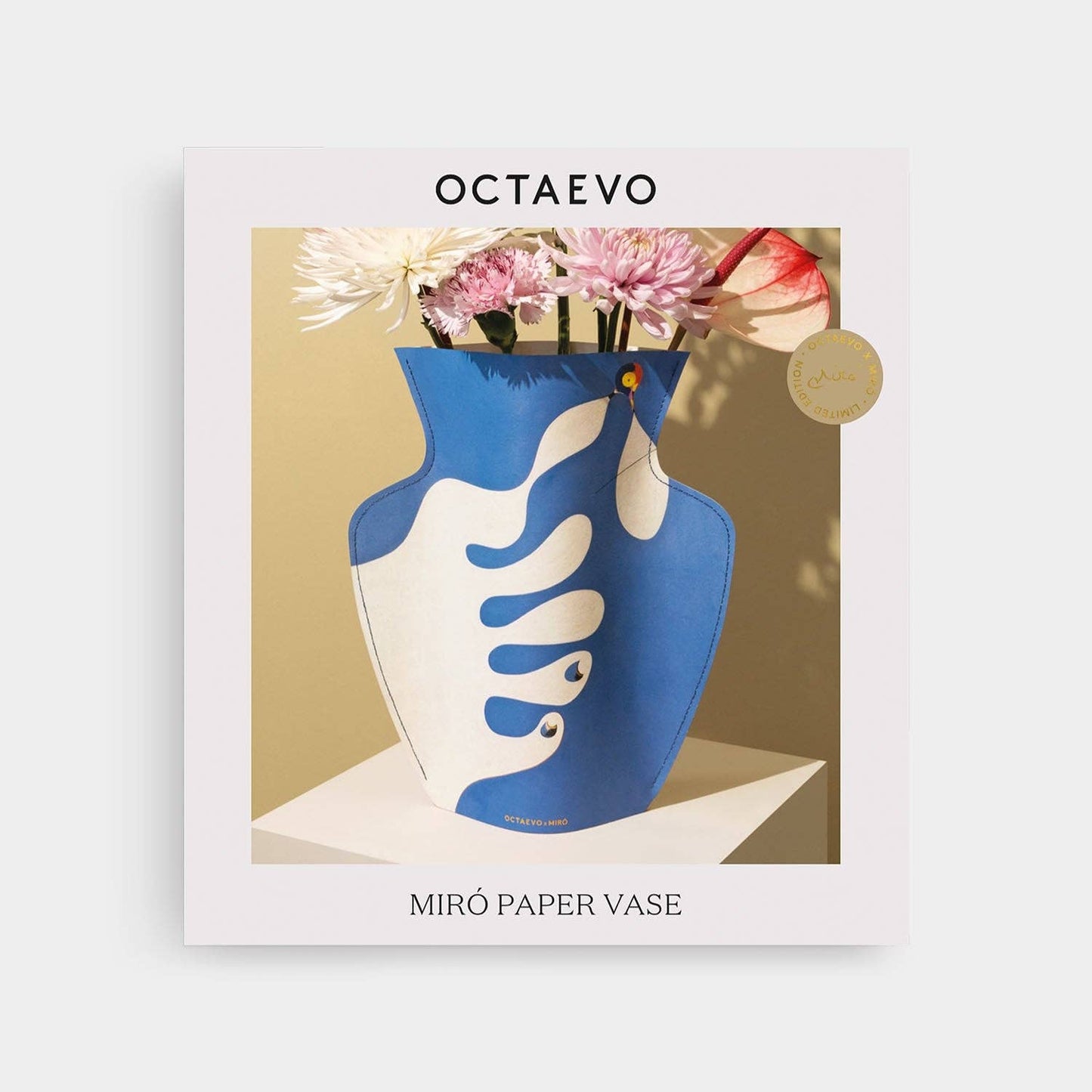 OCTAEVO Joan Miró Paper Vase