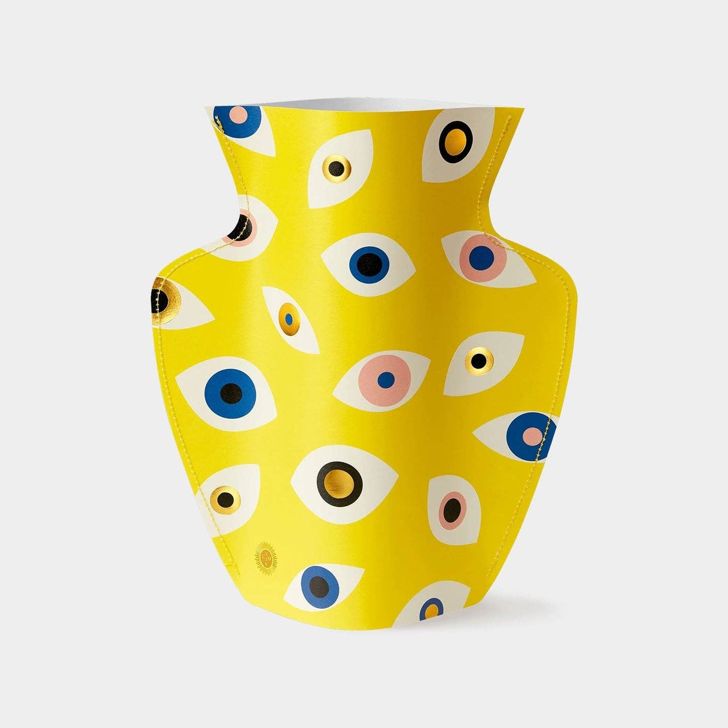 OCTAEVO Nazar Paper Vase, Flower Vase & Card Set