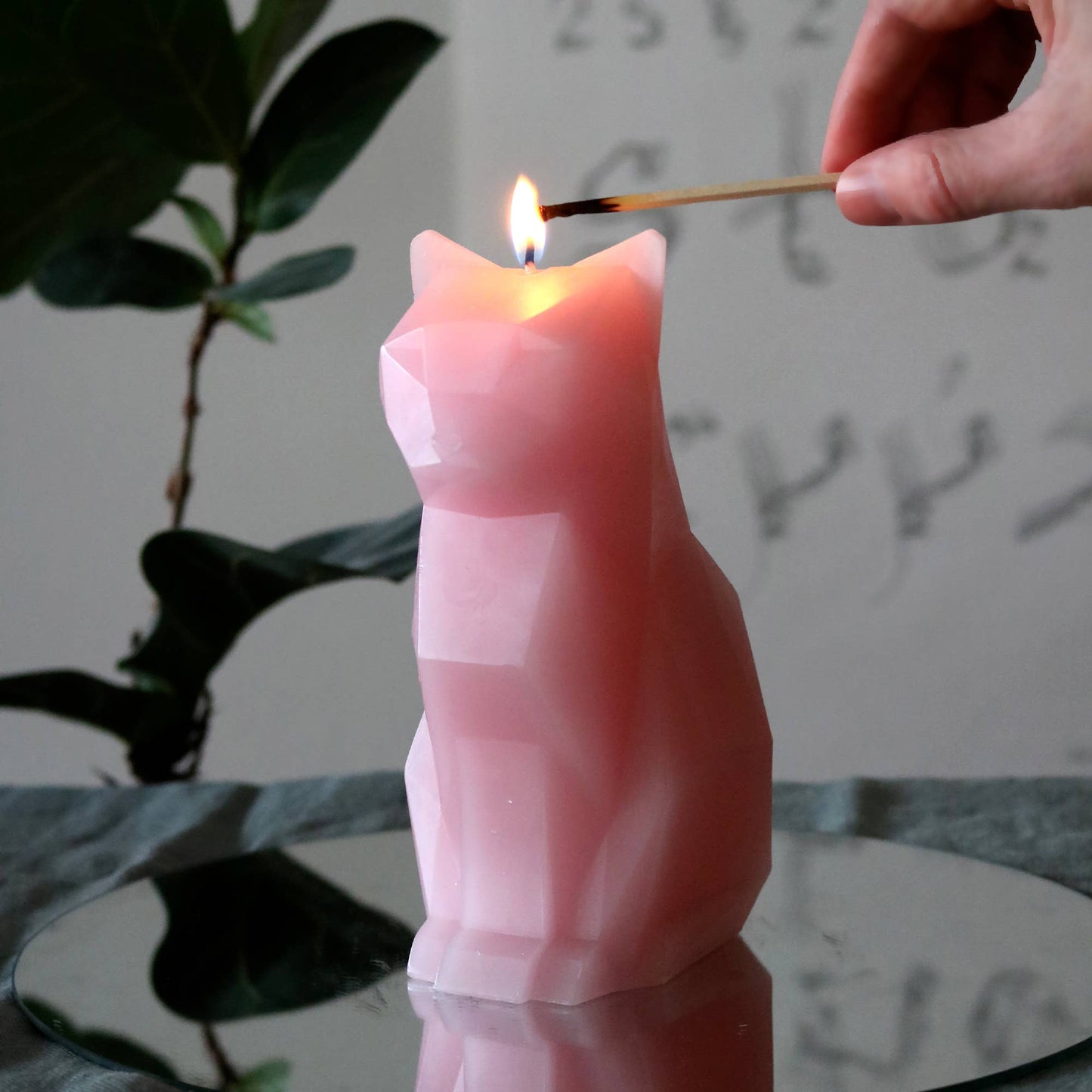 Pyropet Cat Skeleton Candle