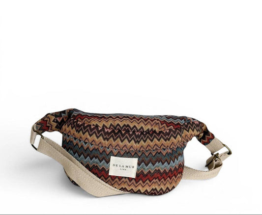 Zigzag Jacquard Fanny Pack