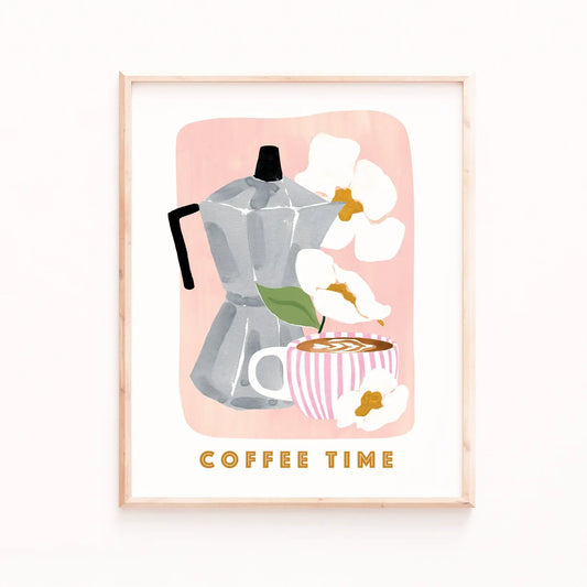 Coffee Time Art Print: 8x10”