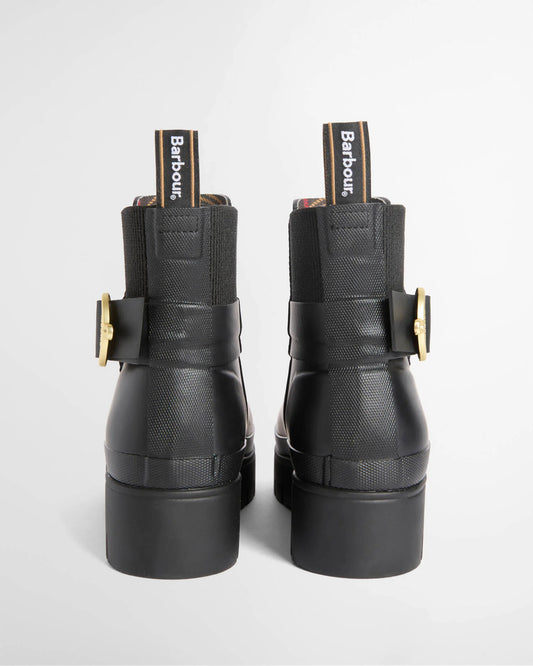Barbour Hepburn Ankle Wellingtons in Black women’s rain boots