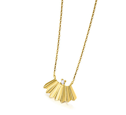 18K Gold Golden Hour Diamond Necklace