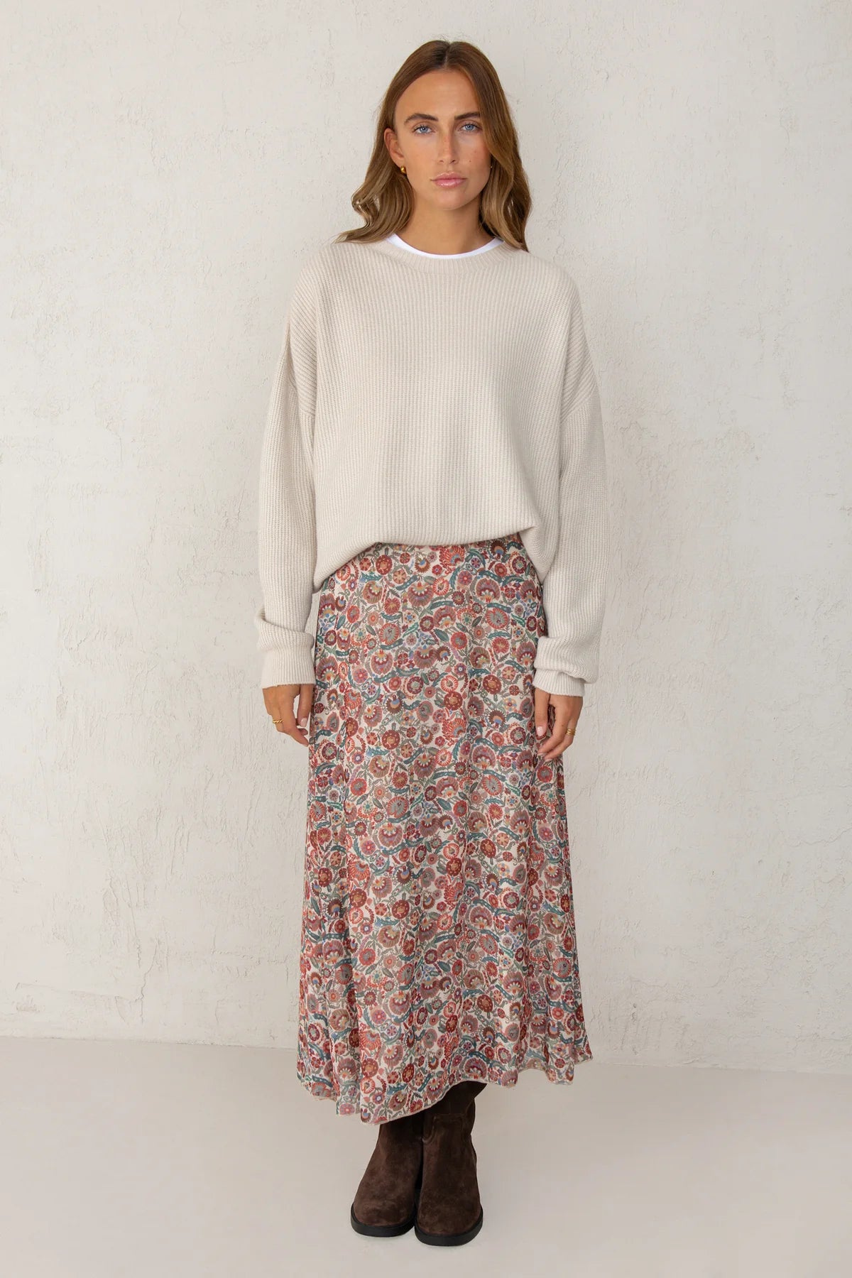 Carla Skirt - Garnet