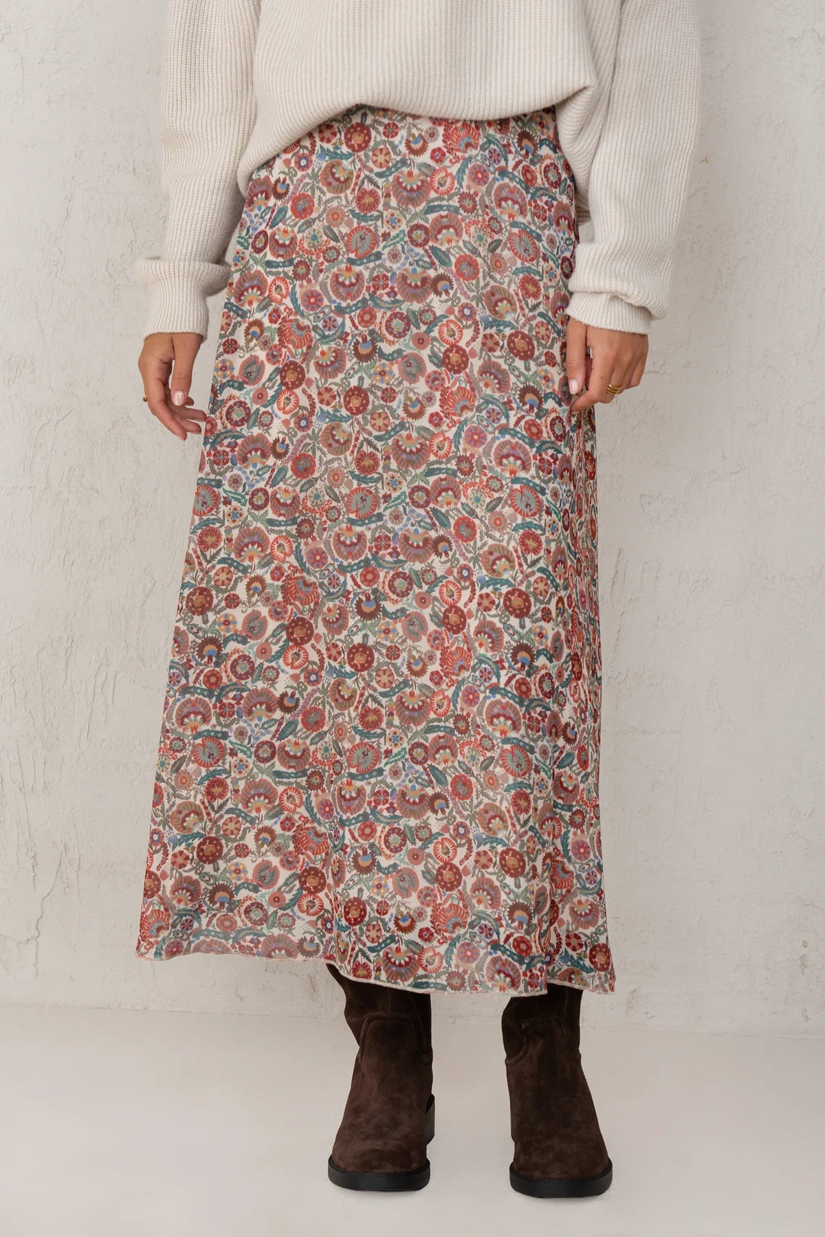 Carla Skirt - Garnet