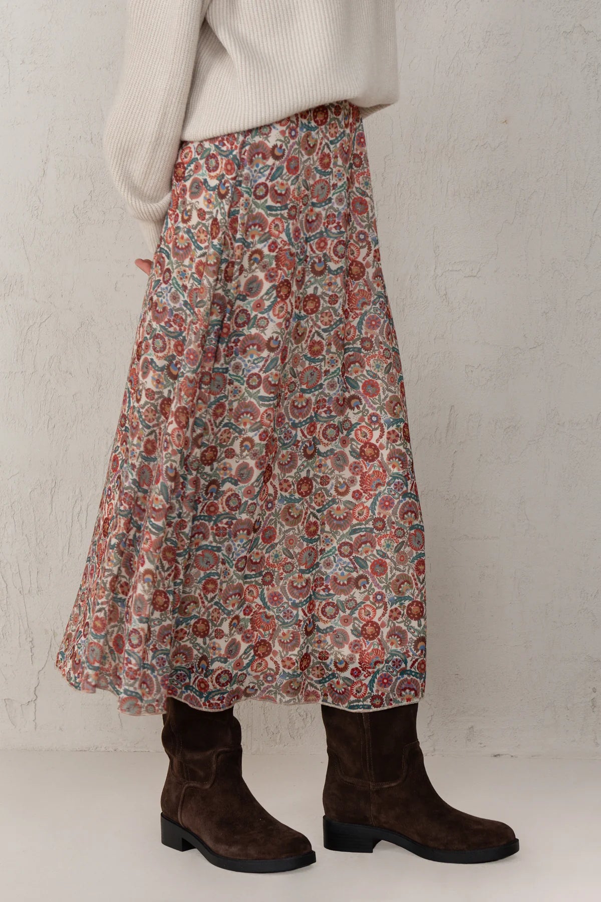 Carla Skirt - Garnet