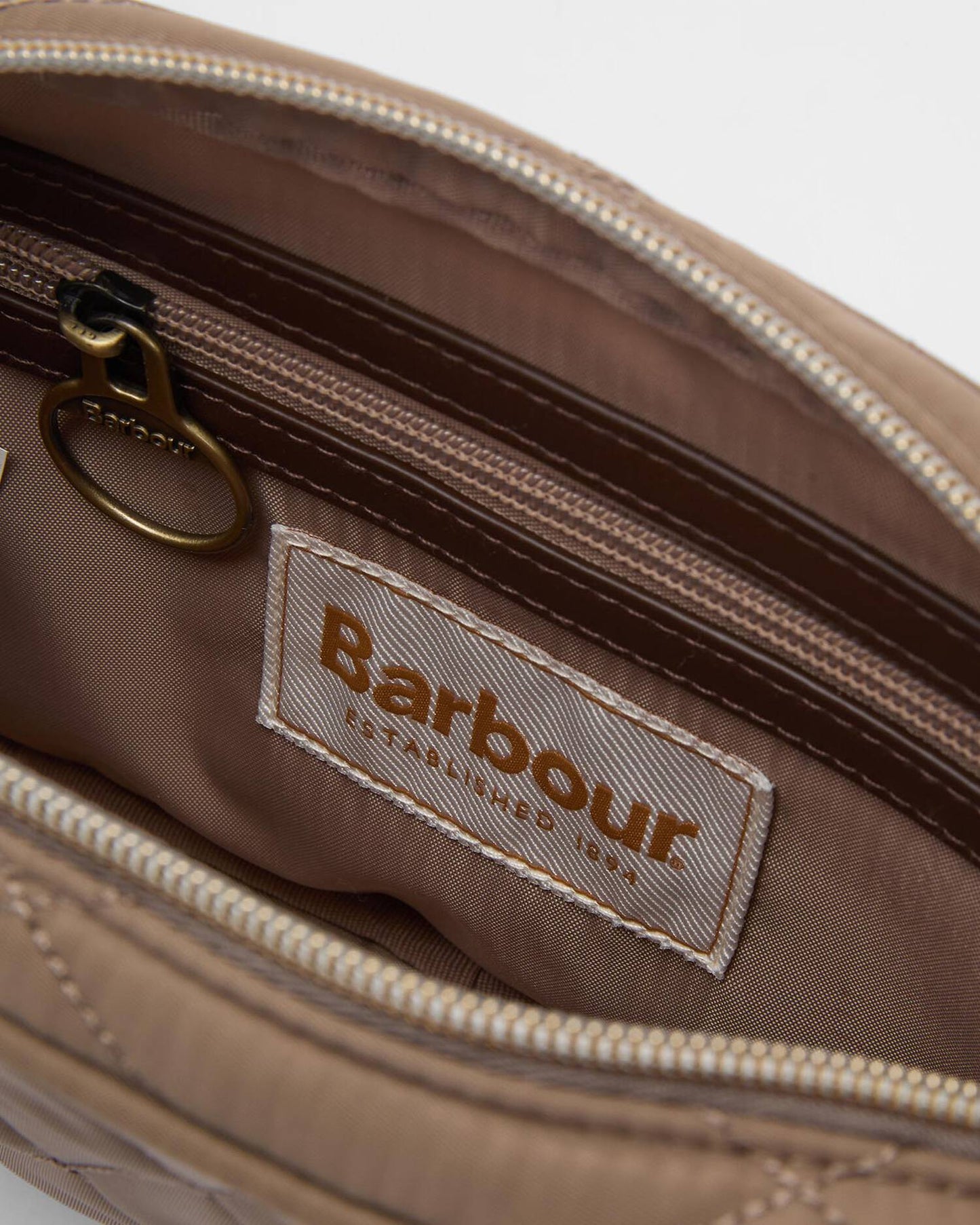 Barbour Quilted Crossbody Bag - Sand