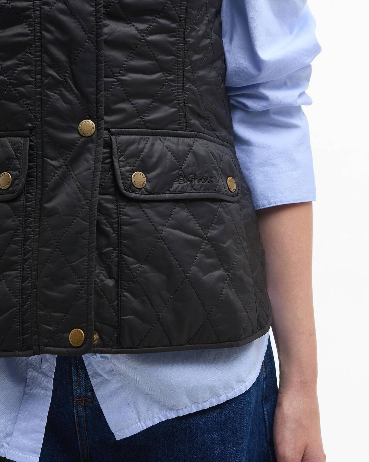 Barbour Otterburn Gilet - Black Quilted
