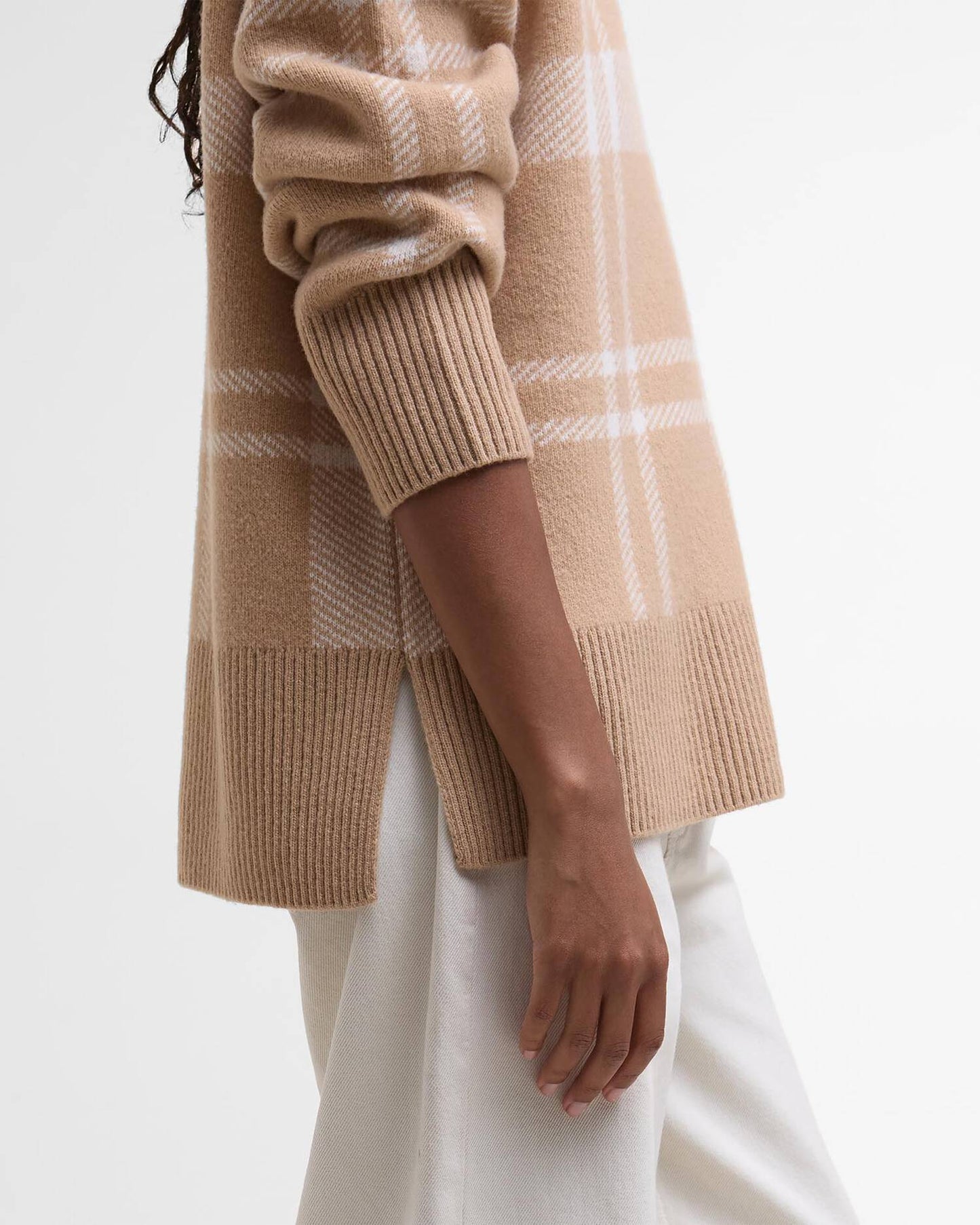 Barbour Harriet Tartan High-Neck Jumper