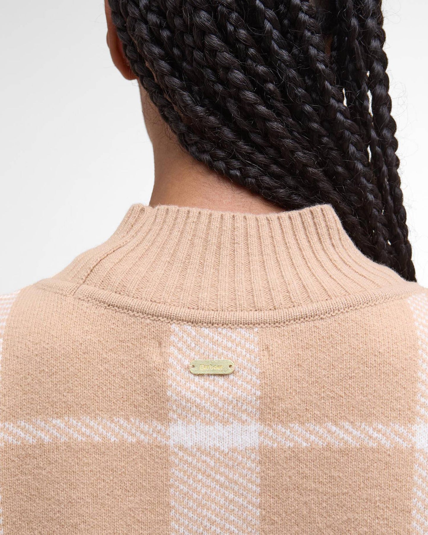 Barbour Harriet Tartan High-Neck Jumper