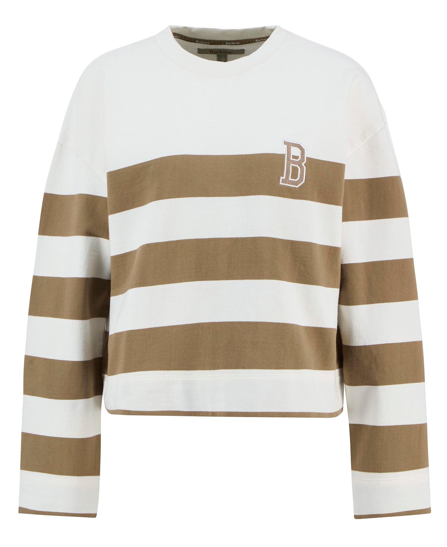 Barbour Faye Striped Sweatshirt - Beige