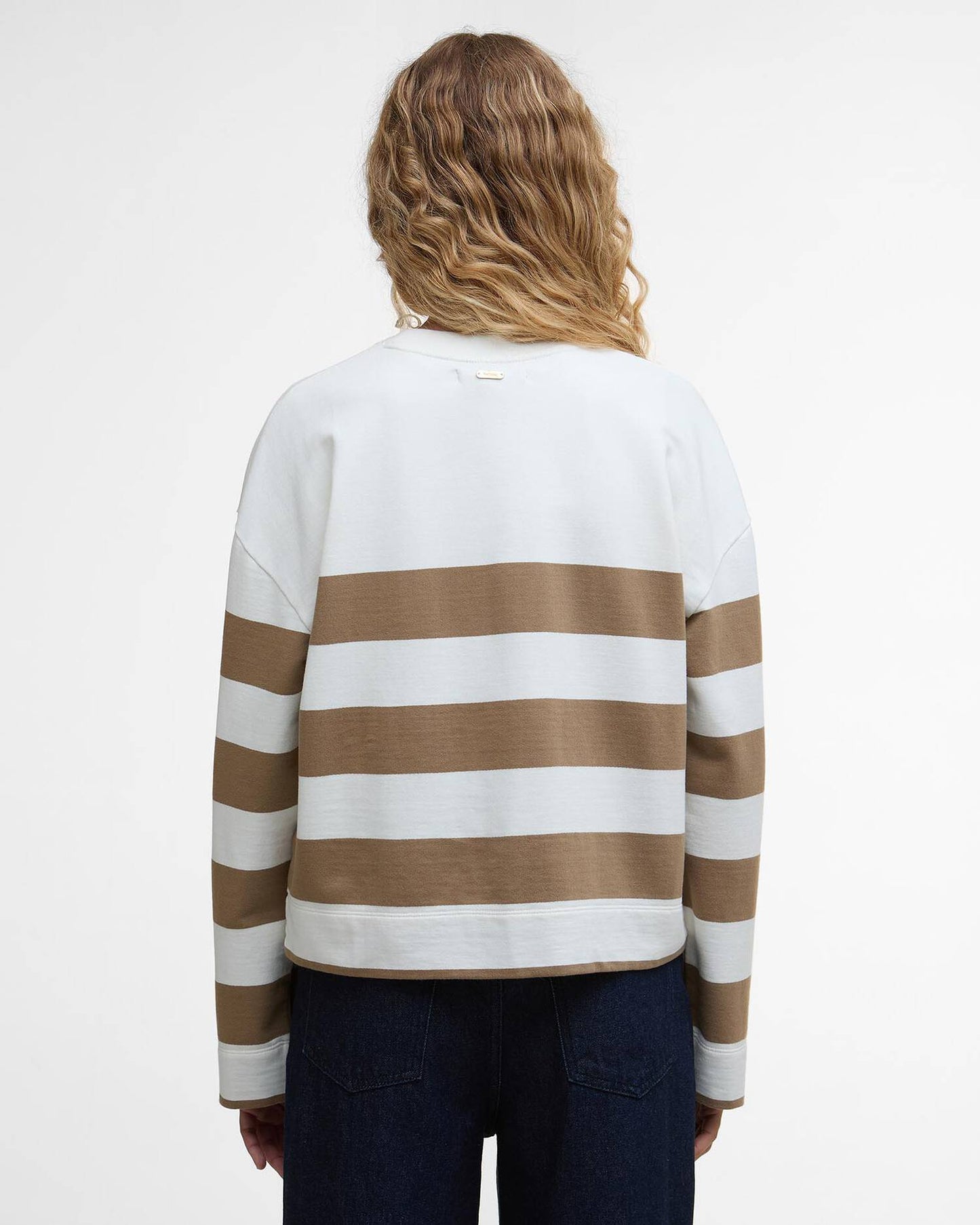 Barbour Faye Striped Sweatshirt - Beige