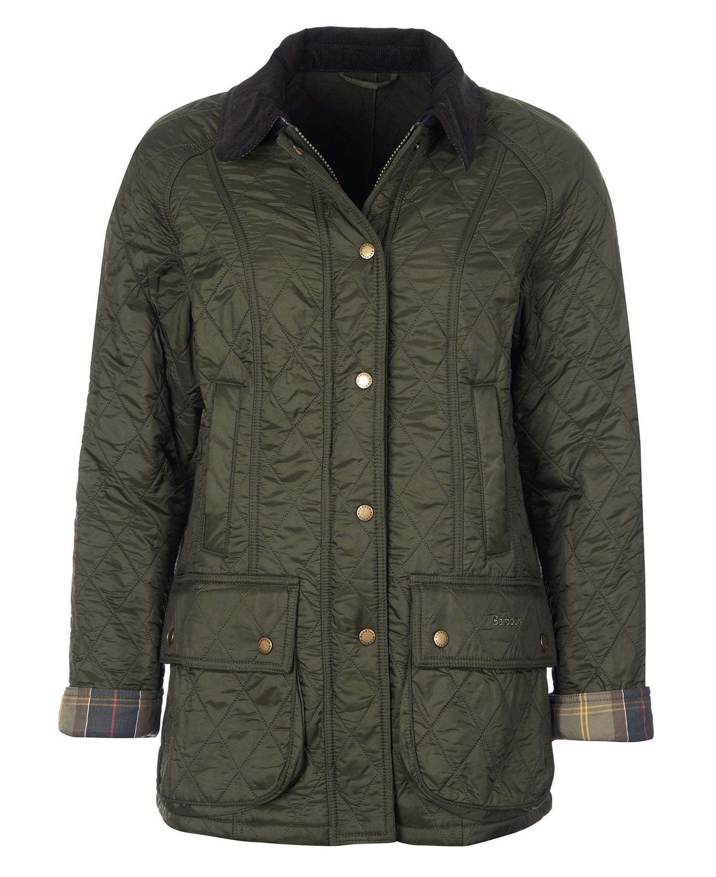 Barbour Beadnell Polar Quilt Jacket - Olive