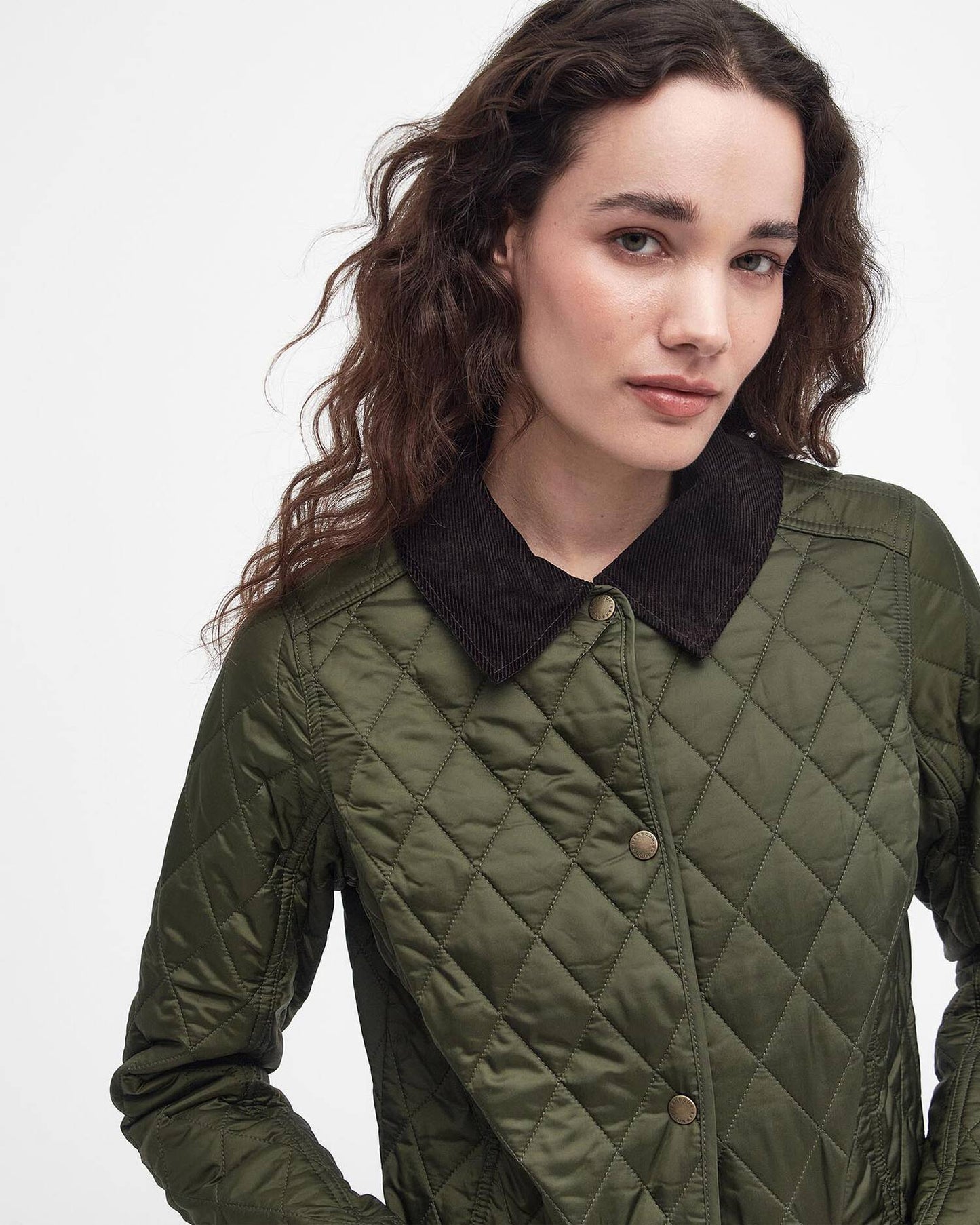Barbour Beadnell Polar Quilt Jacket - Olive