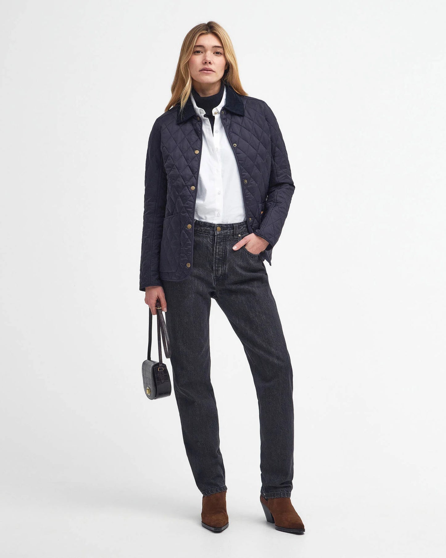 Barbour Annandale Quilted Jacket - Navy