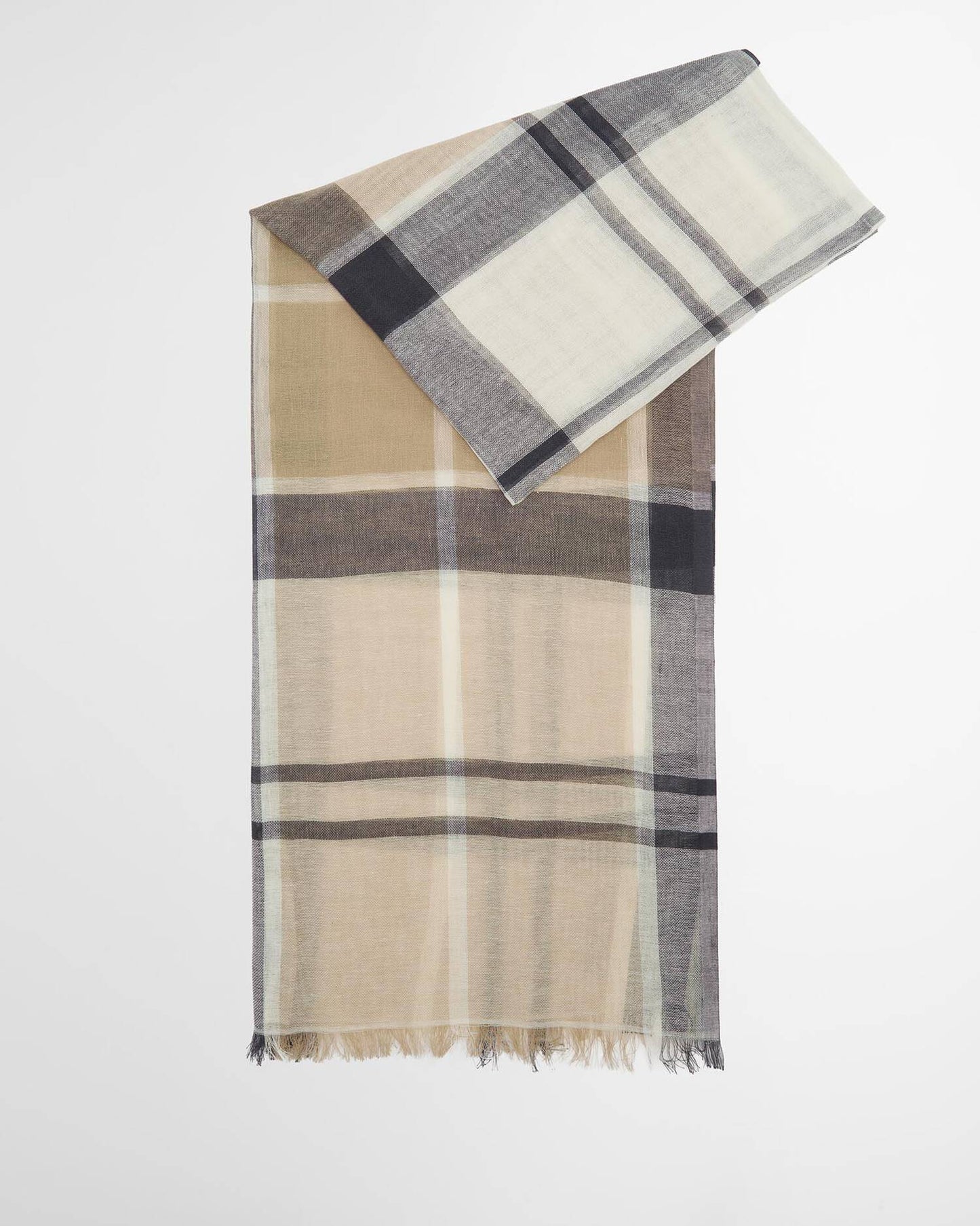 Barbour Abigail Tartan Scarf - Navy
