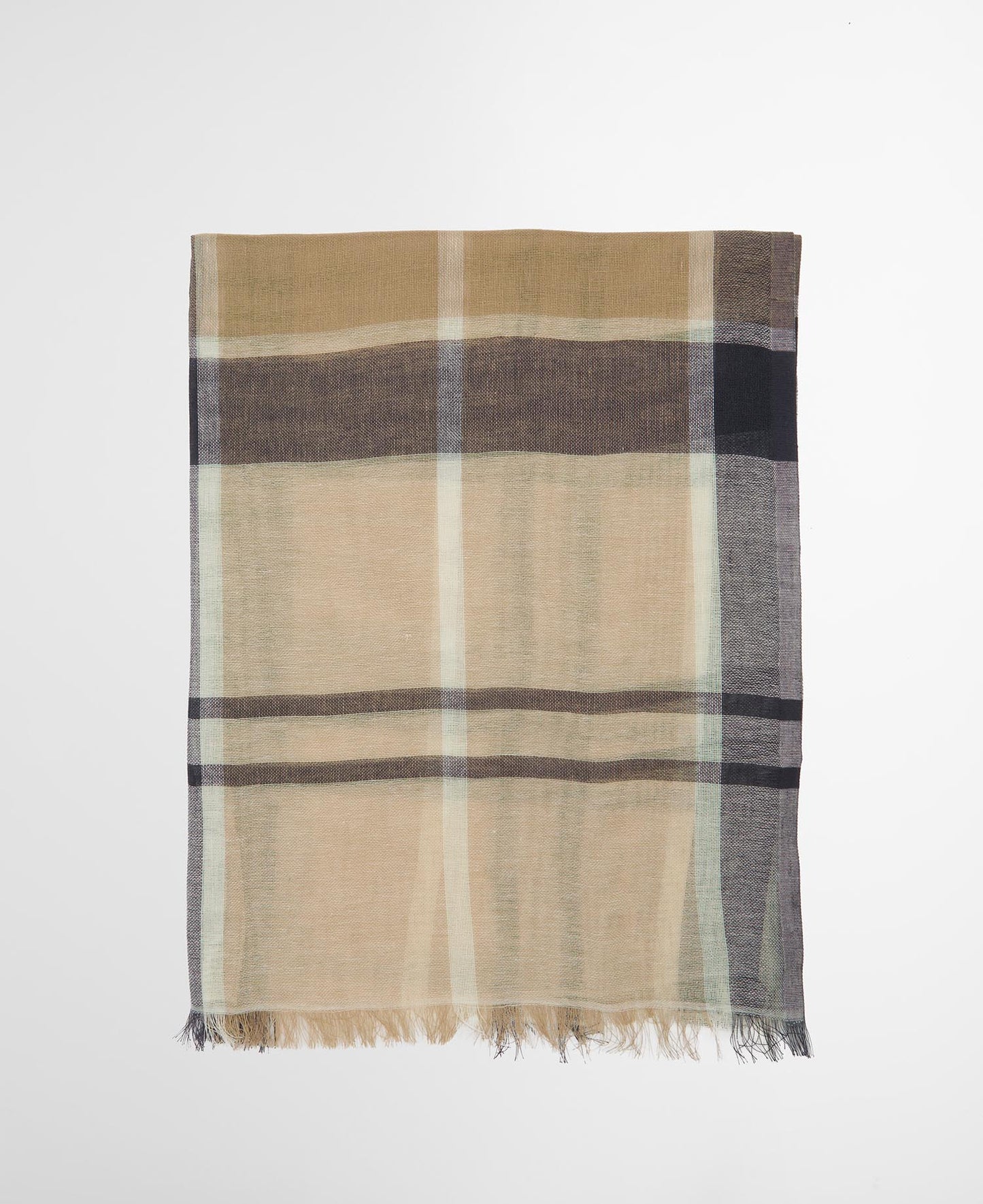 Barbour Abigail Tartan Scarf - Navy