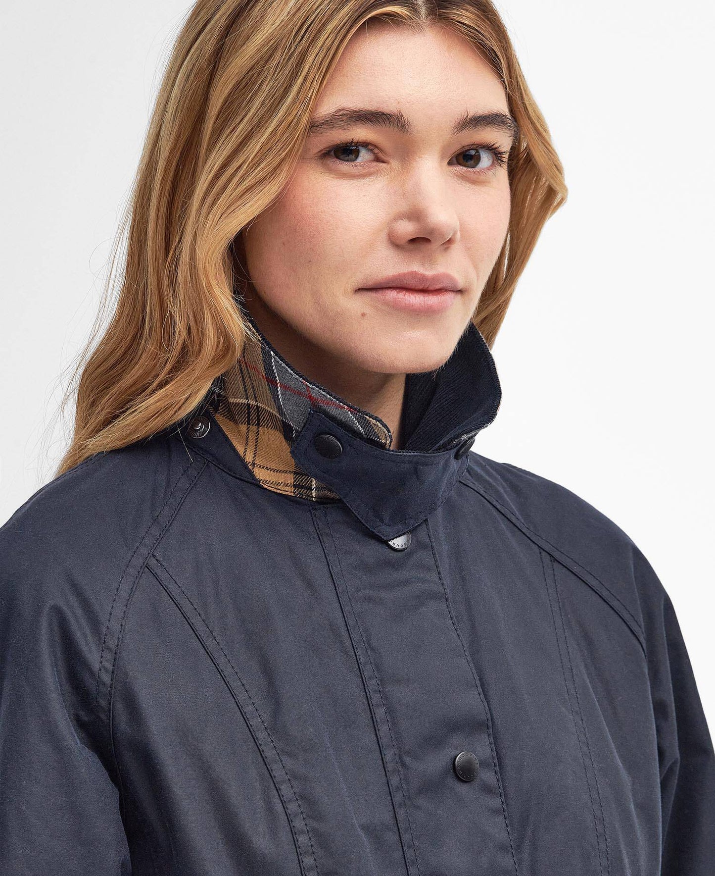 Barbour Beadnell Wax Jacket - Navy