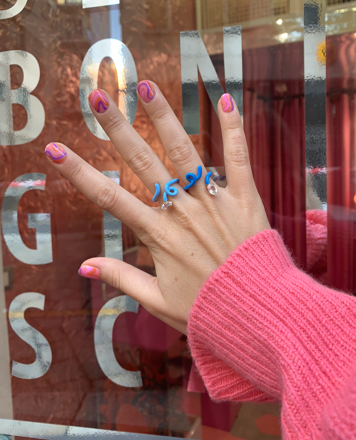 Baby Vine Ring Turquoise