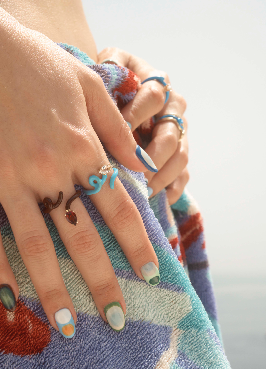 Baby Vine Ring Baby Blue