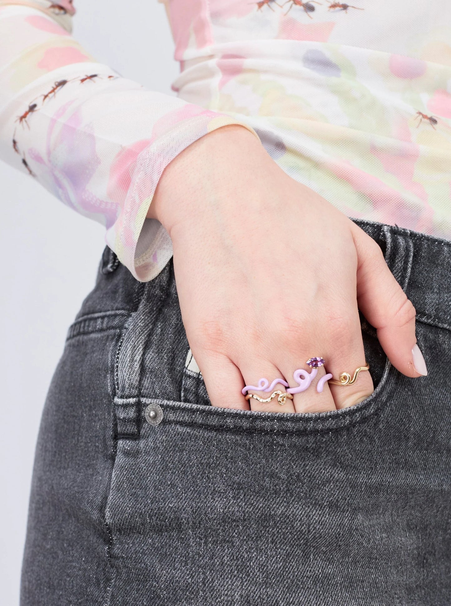 Baby Vine Ring Wisteria