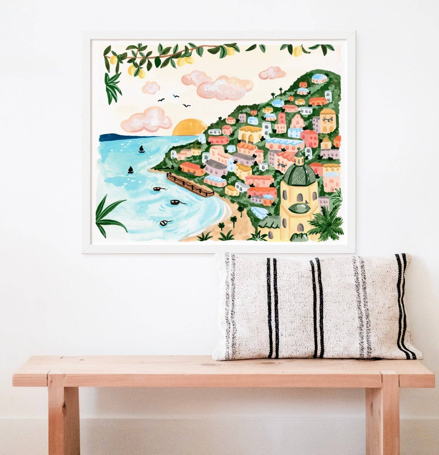 Amalfi Coast Art Print: 8x10"