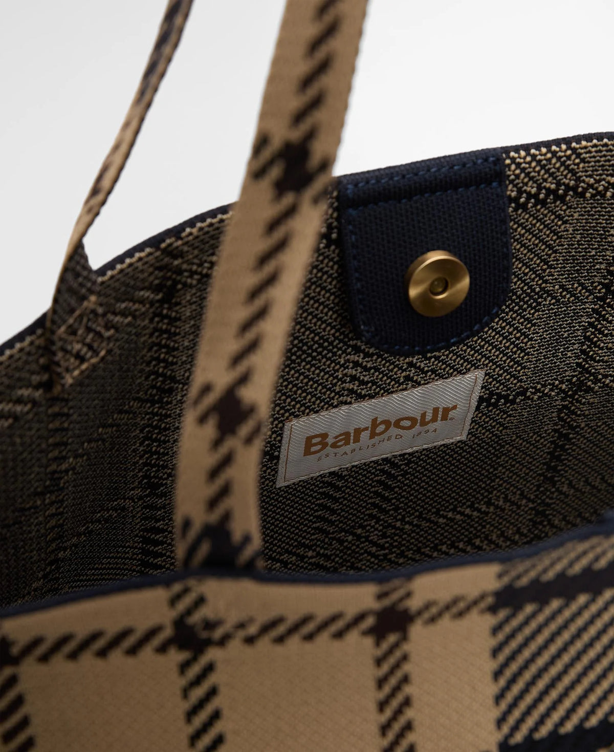 Barbour Layla Tartan Large Tote Bag – Birchwood Dress Tartan