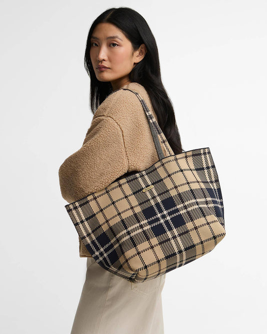 Barbour Layla Tartan Large Tote Bag – Birchwood Dress Tartan