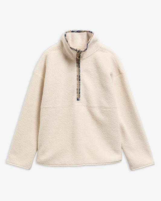 Barbour Merys Fleece in Birch women’s half-zip fleece pullover